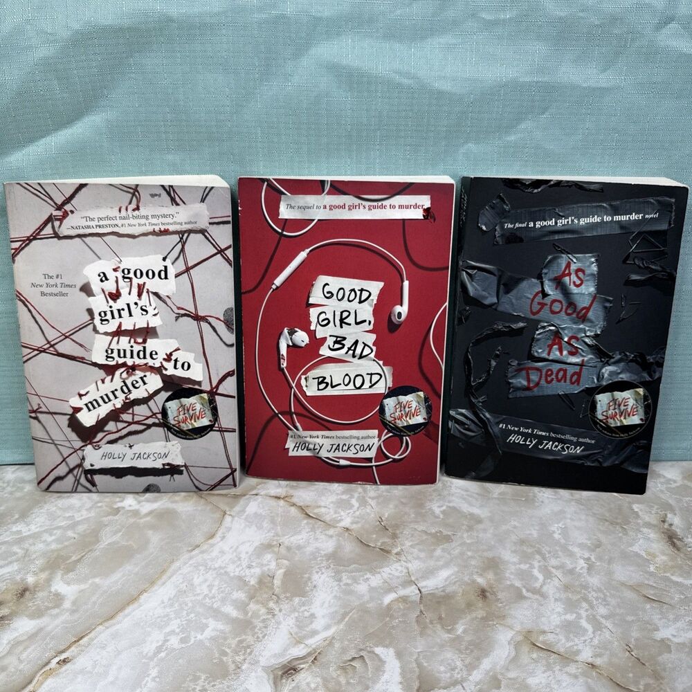 A Good Girl's Guide to Murder Series by Holly Jackson Paperback  Set Trilogy